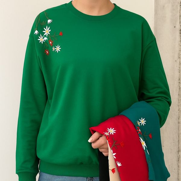 دورس زنانه گلدوزی دو نخپنبه گرم بالا