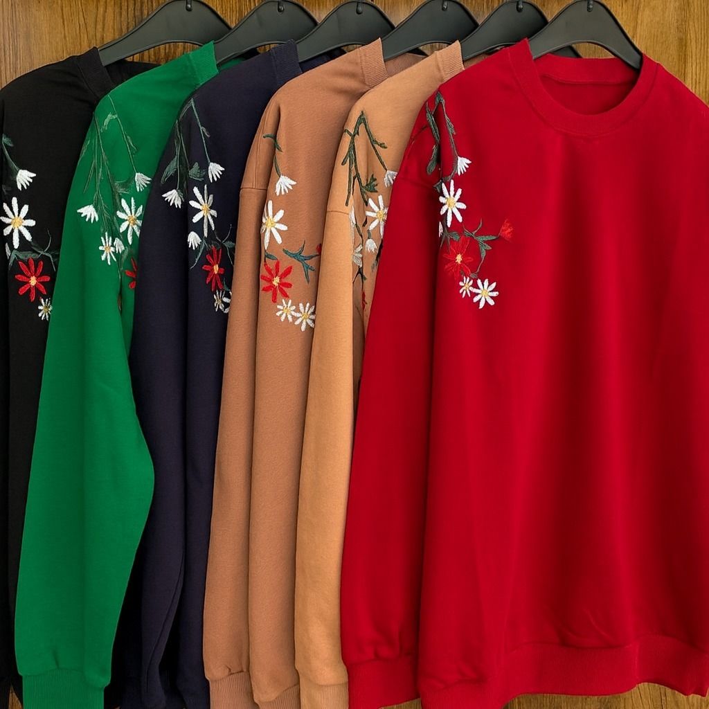 فروش اینترنتی دورس زنانه گلدوزی دو نخپنبه گرم بالا