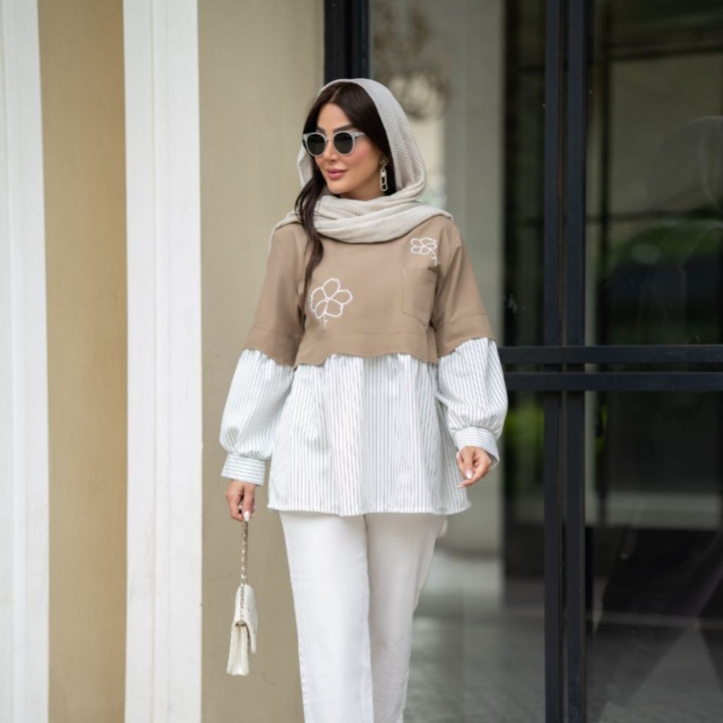 فروش اینترنتی شومیز لنین مدل ژینا