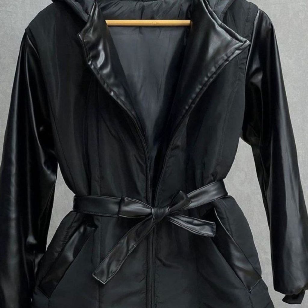 خرید انلاین کاپشن آستین چرم اسرا