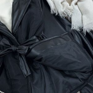 خرید انلاین کاپشن آستین چرم