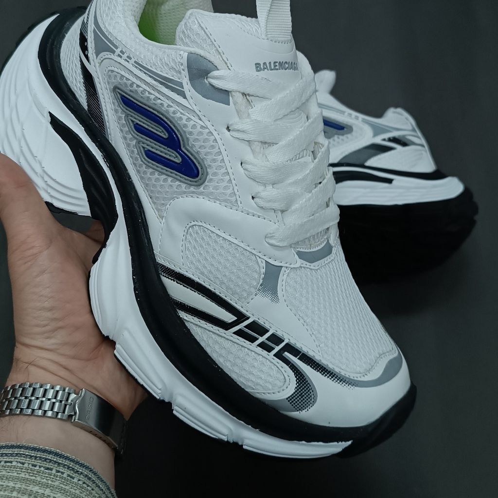 قیمت کتونی مردانه بالنسیاگا 10 ایکس ال سفید کیفیت بالا