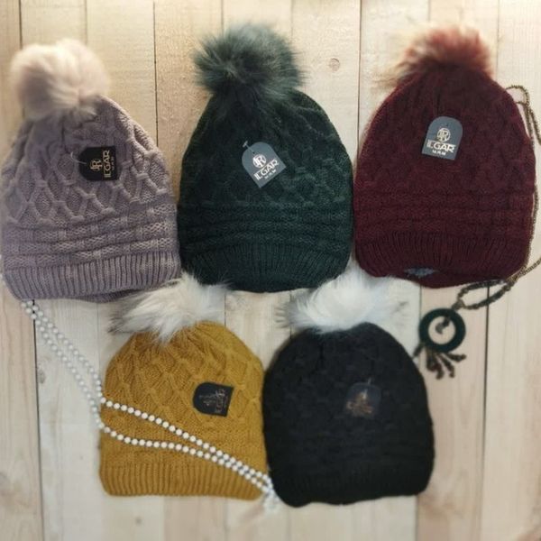 کلاه تک تو خز زنانه kl6t6