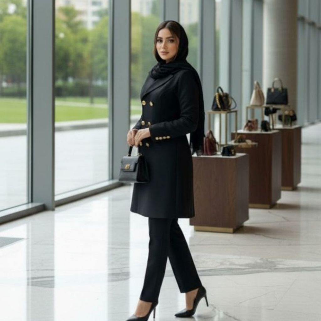 خرید انلاین ست مانتو شلوار شیک آرنیکا