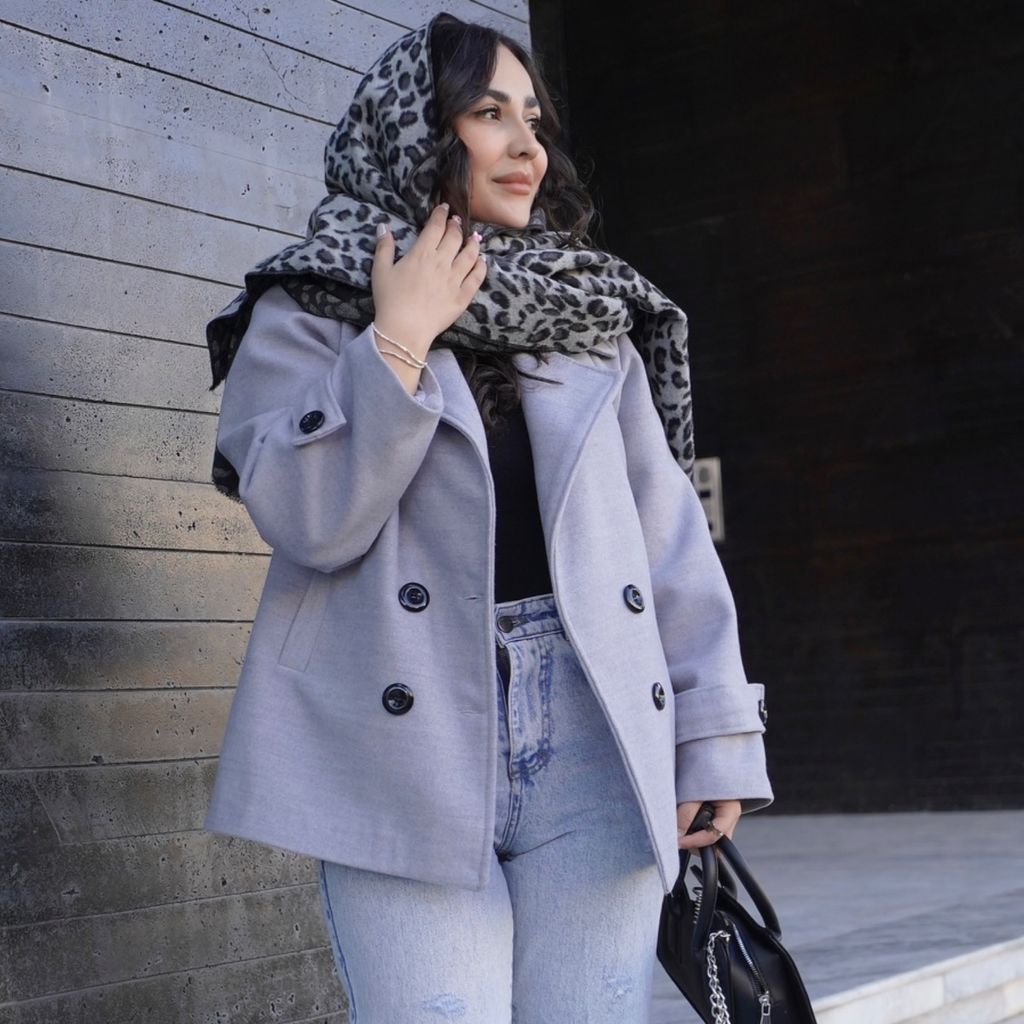 قیمت پالتو طوسی  زنانه