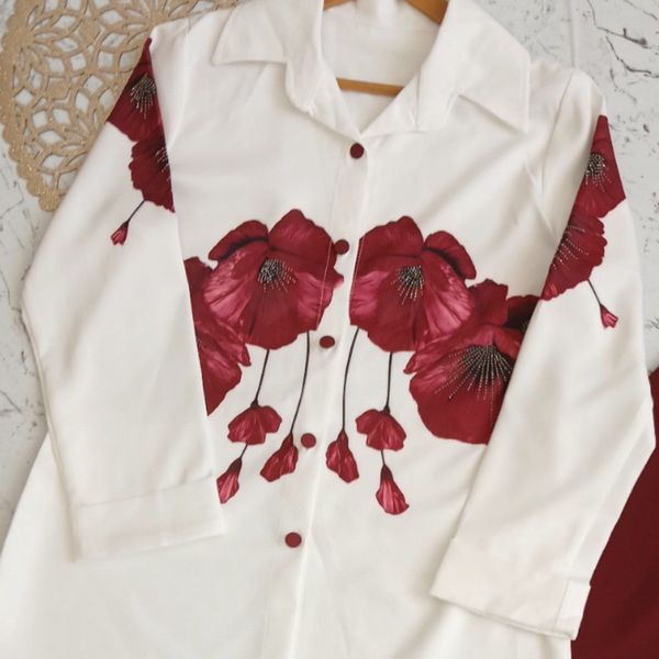 ست شومیز شلوار مجلسی آوازه