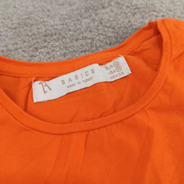 تیشرت زنانه نارنجی ترک