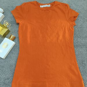 تیشرت زنانه نارنجی ترک