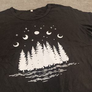 فروش اینترنتی تیشرت مشکی نخ پنبه وارداتی