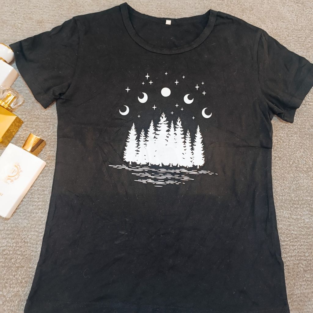 خرید آنلاین تیشرت مشکی نخ پنبه وارداتی