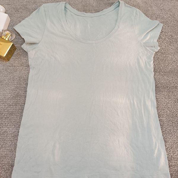 تیشرت نخ پنبه  سبز پاستیلی وارداتی