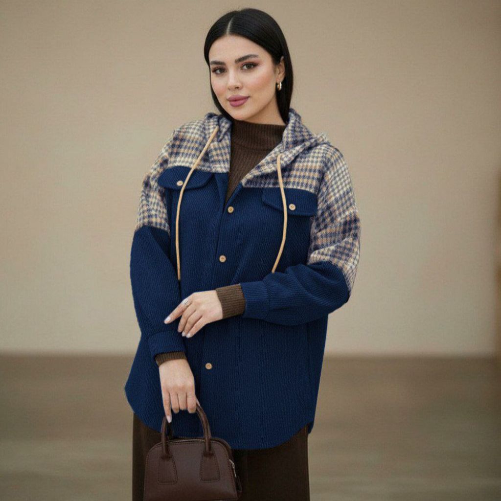 قیمت ارزان شکت کلاهدار زنانه طرح فندق