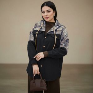 قیمت ارزان شکت کلاهدار زنانه طرح فندق