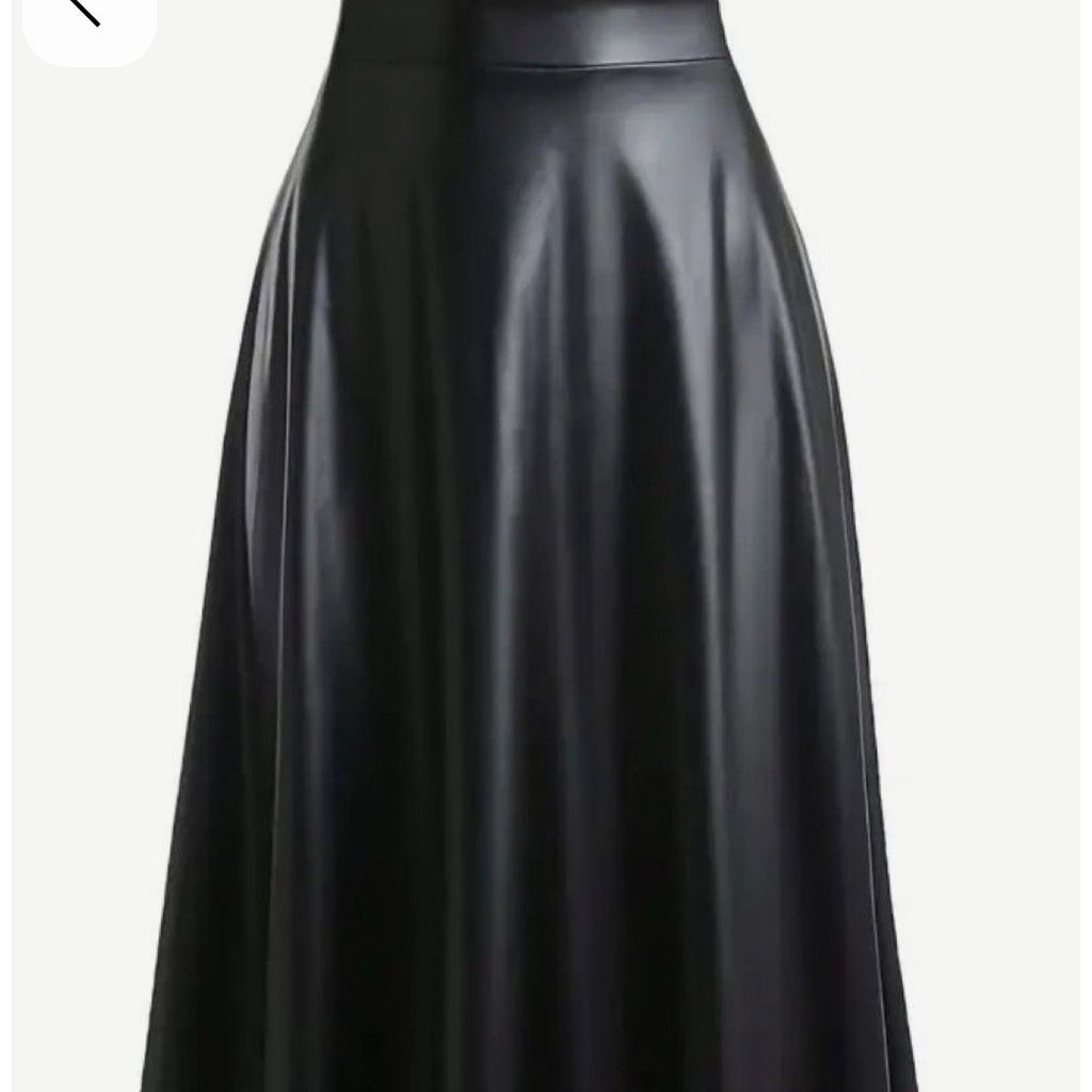 قیمت ارزان دامن چرم کلوش زنانه