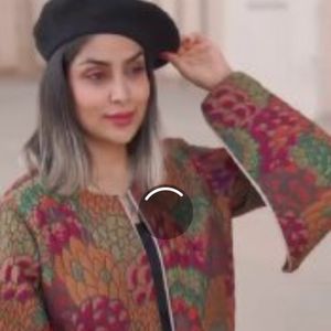 کت ژاکارد استر دار مزونی