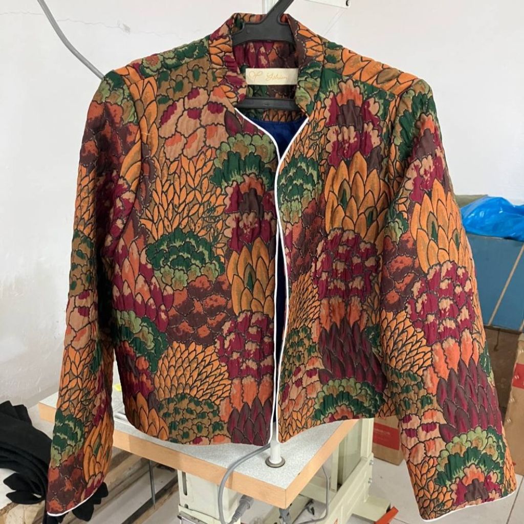 مشخصات کت ژاکارد استر دار مزونی