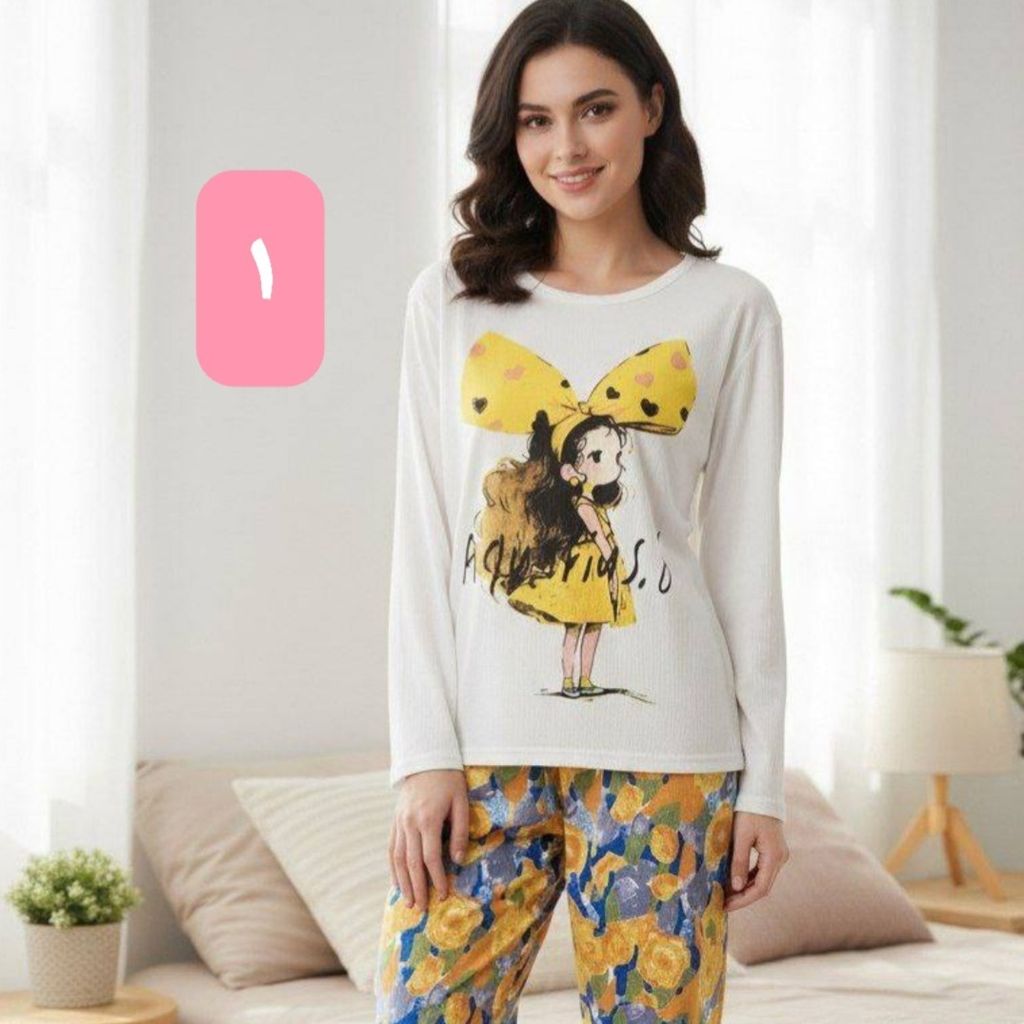 خرید اینترنتی ست راحتی نخ وارداتی تن خور عالی فری سایز