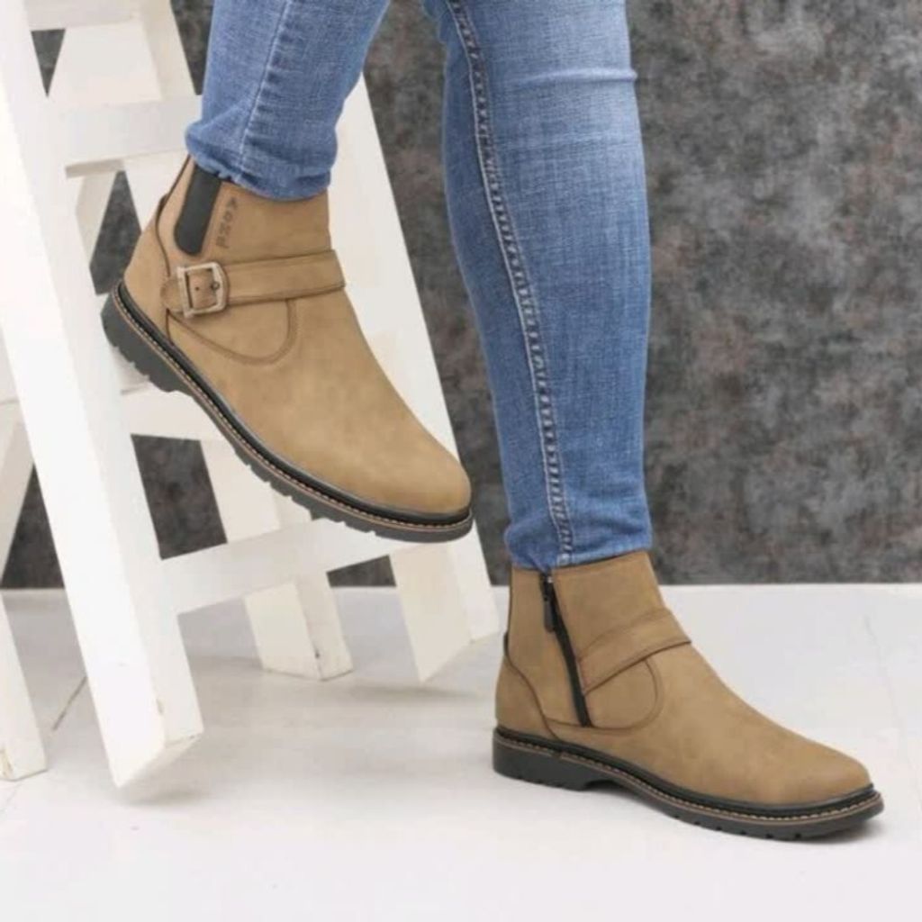 فروش اینترنتی نیم بوت مردانه زیپی مدل شیکاگو