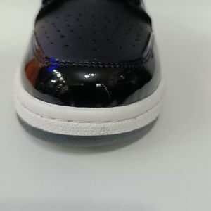 مشخصات کتونی مردانه جردن وان ورنی ساقدار مشکی کیفیت بالا