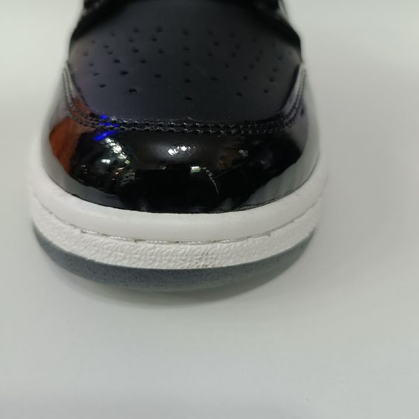 کتونی مردانه جردن وان ورنی ساقدار مشکی کیفیت بالا