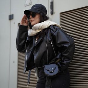 خرید انلاین کت چرم زنانه