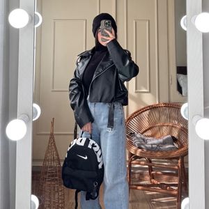 خرید آنلاین کت چرم زنانه