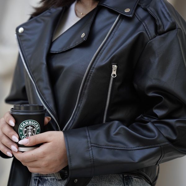 کت چرم زنانه