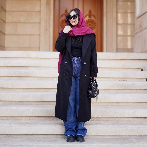 پالتو بلند مشکی زنانه