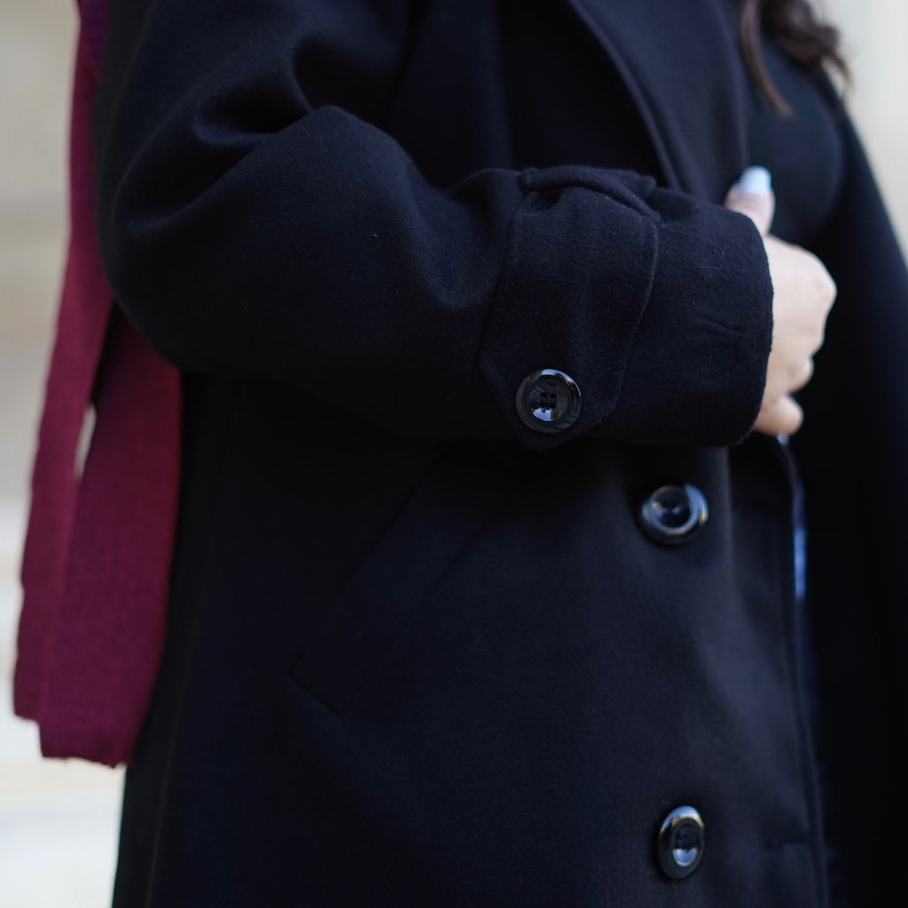 قیمت ارزان پالتو بلند مشکی زنانه