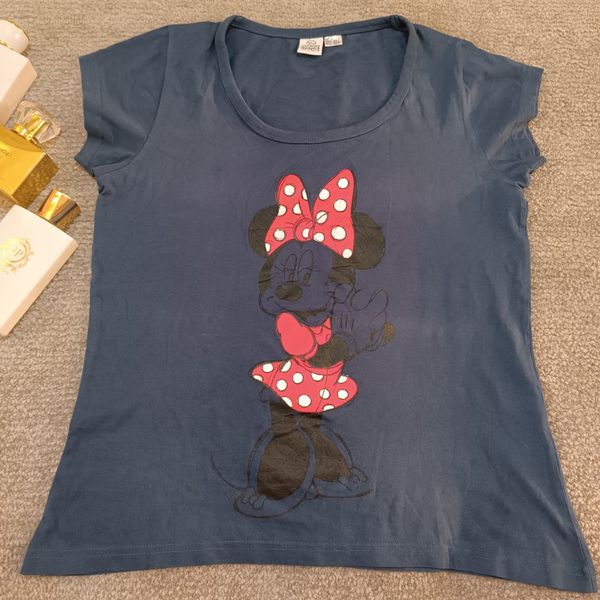 تیشرت زنانه طرح میکی موس نخ پنبه وارداتی