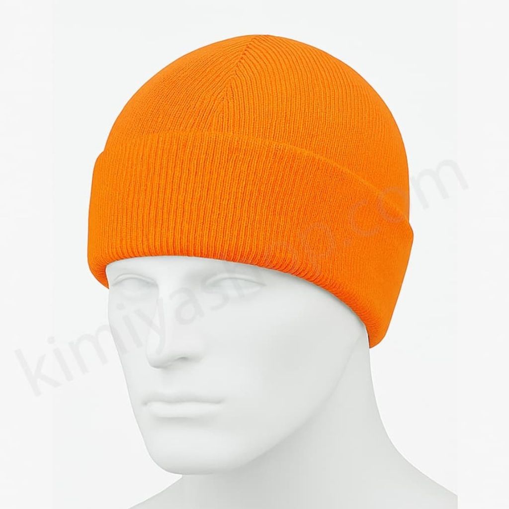 خرید اینترنتی کلاه بافت اسپرت نارنجی – گرم، شاد و پرانرژی!