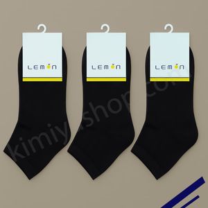 پک سه عددی جوراب نیم‌ساق زنانه نخی لیمون – رنگ مشکی