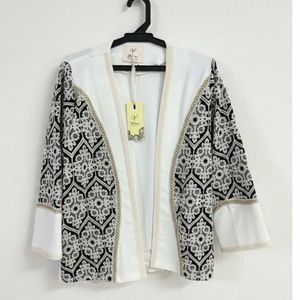 مانتو لینن گلدوزی شده مزونی رویا