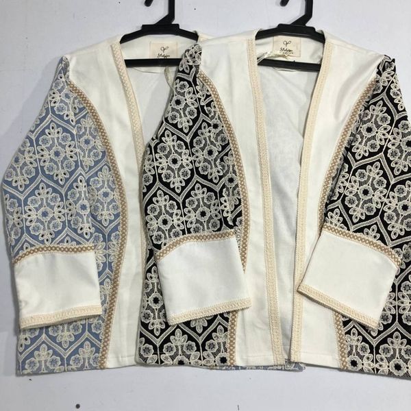 مانتو لینن گلدوزی شده مزونی رویا