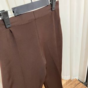 خرید اینترنتی شلوار بگ مازراتی قهوه ای