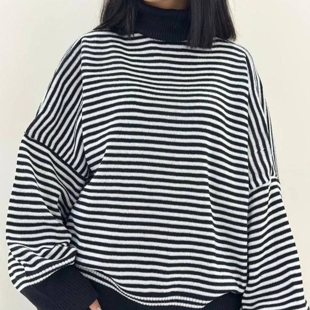 مشخصات بافت راه راه یقه اسکی