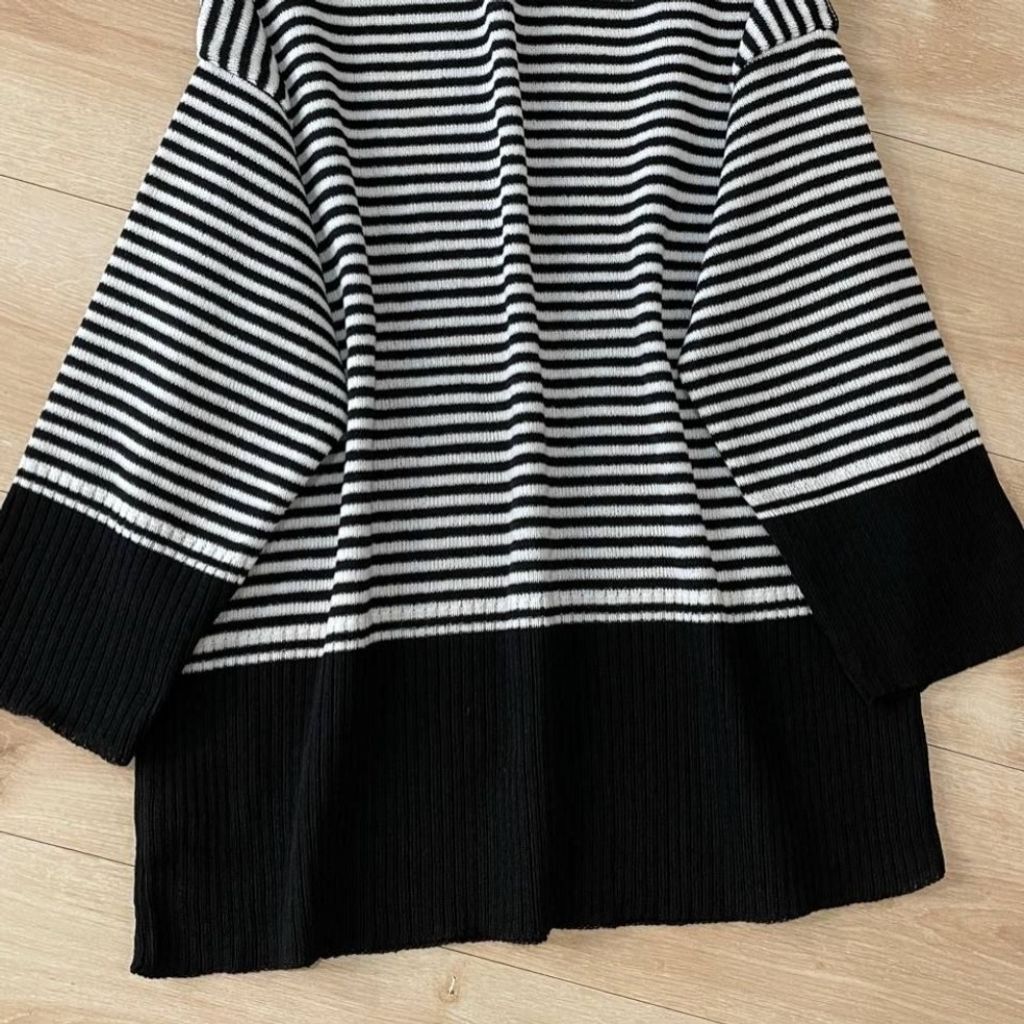 خرید انلاین بافت راه راه یقه اسکی