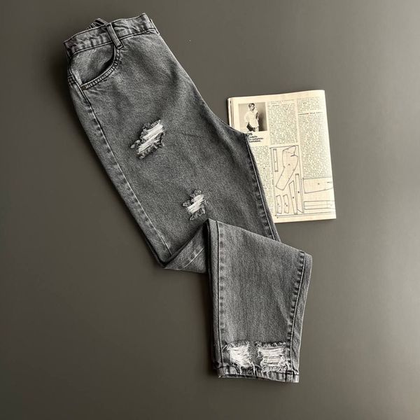 شلوار جین کامل طوسی