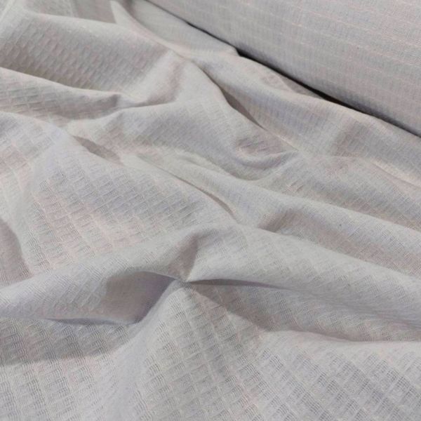 پارچه زنبوری سفید رنگ تمام پنبه عرض 1.5