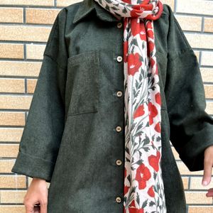 مانتو اسپرت مخمل کبریتی