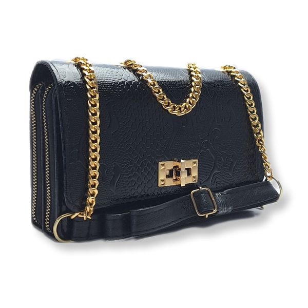 کیف مجلسی زنانه طرح پوست ماری