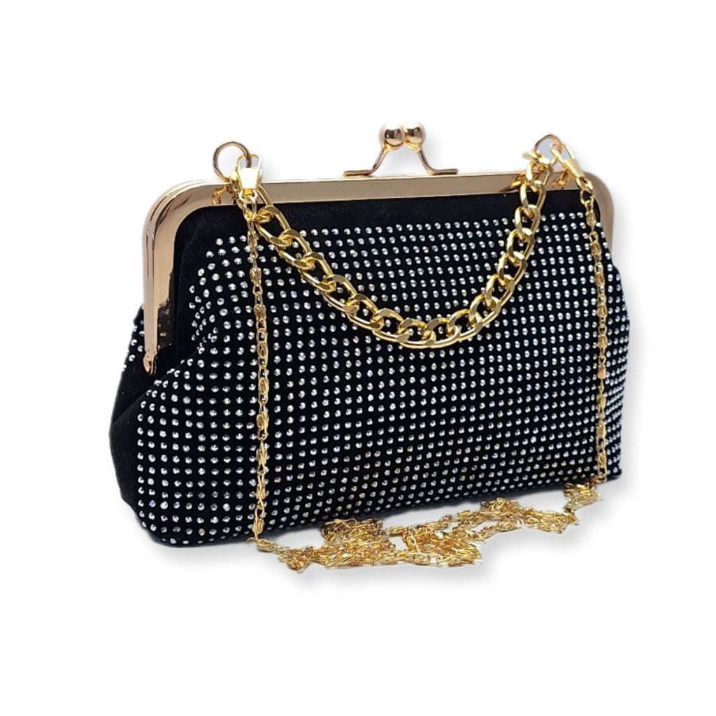 خرید اینترنتی کیف مجلسی زنانه مدل نگینی