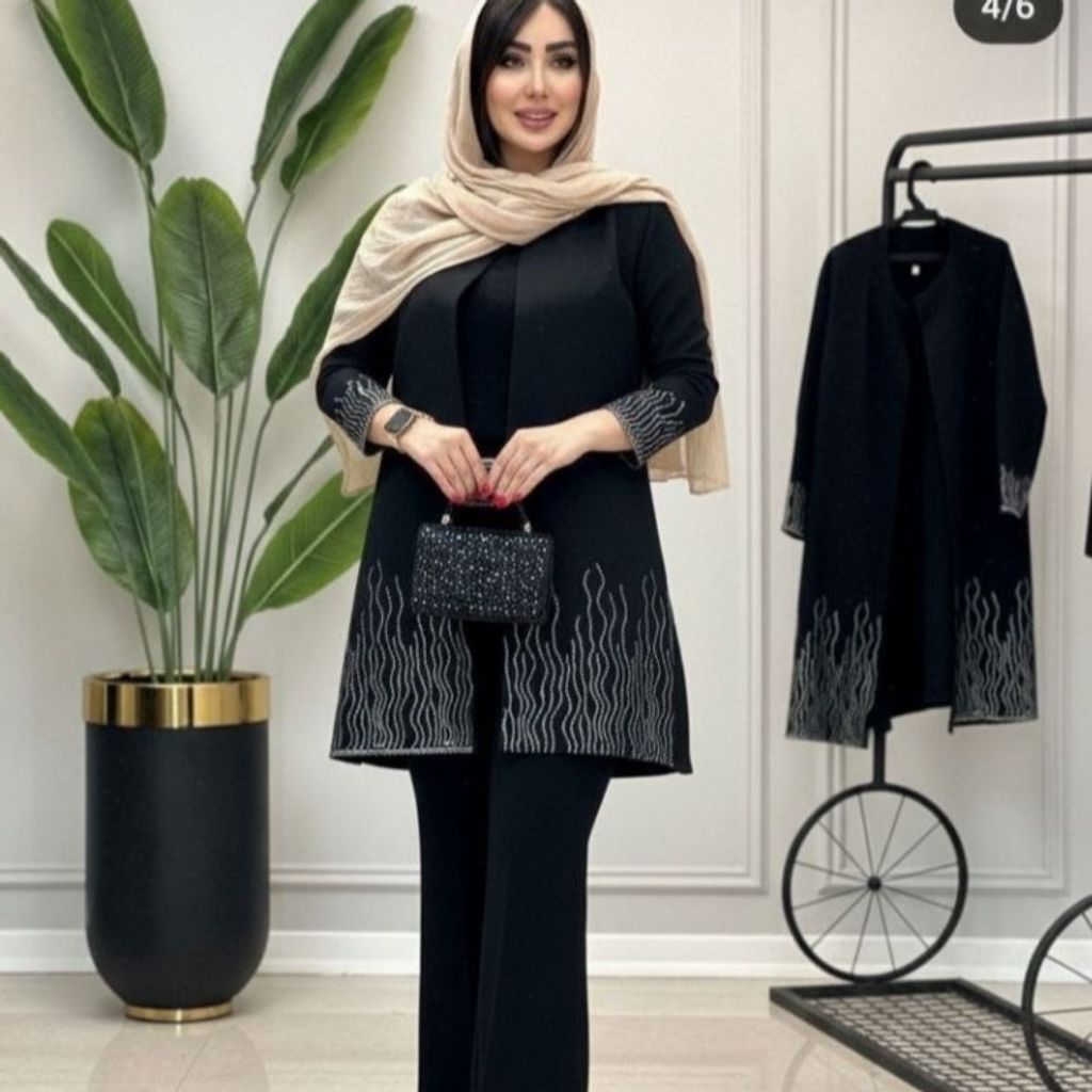 مشخصات مانتو مجلسی شیک و سایز بزرگ