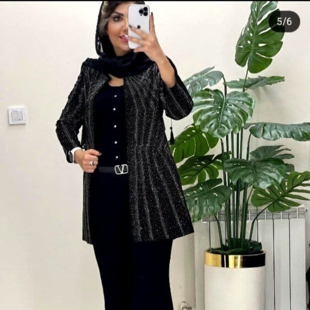 قیمت ارزان مانتو کتی مجلسی الماس