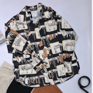 فروش اینترنتی شومیز ساتن ابریشم طرح هرمس