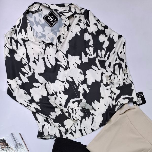 شومیز ابرو بادی ساتن ابریشم