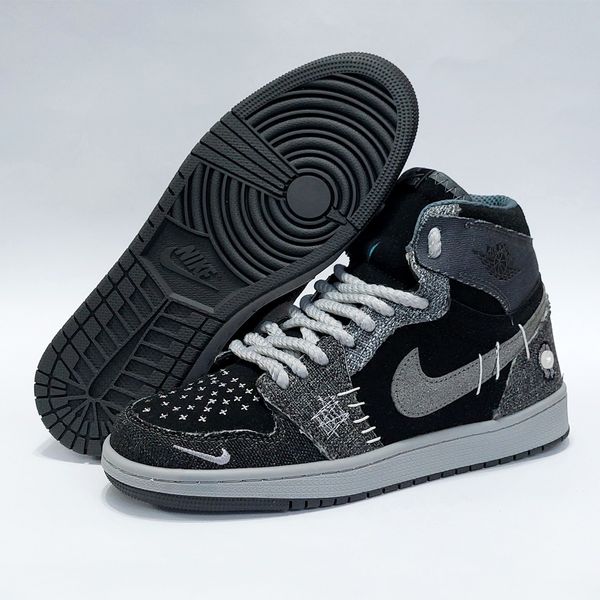 کتونی ساقدار جردن وودو طرح جین Jordan Voodoo