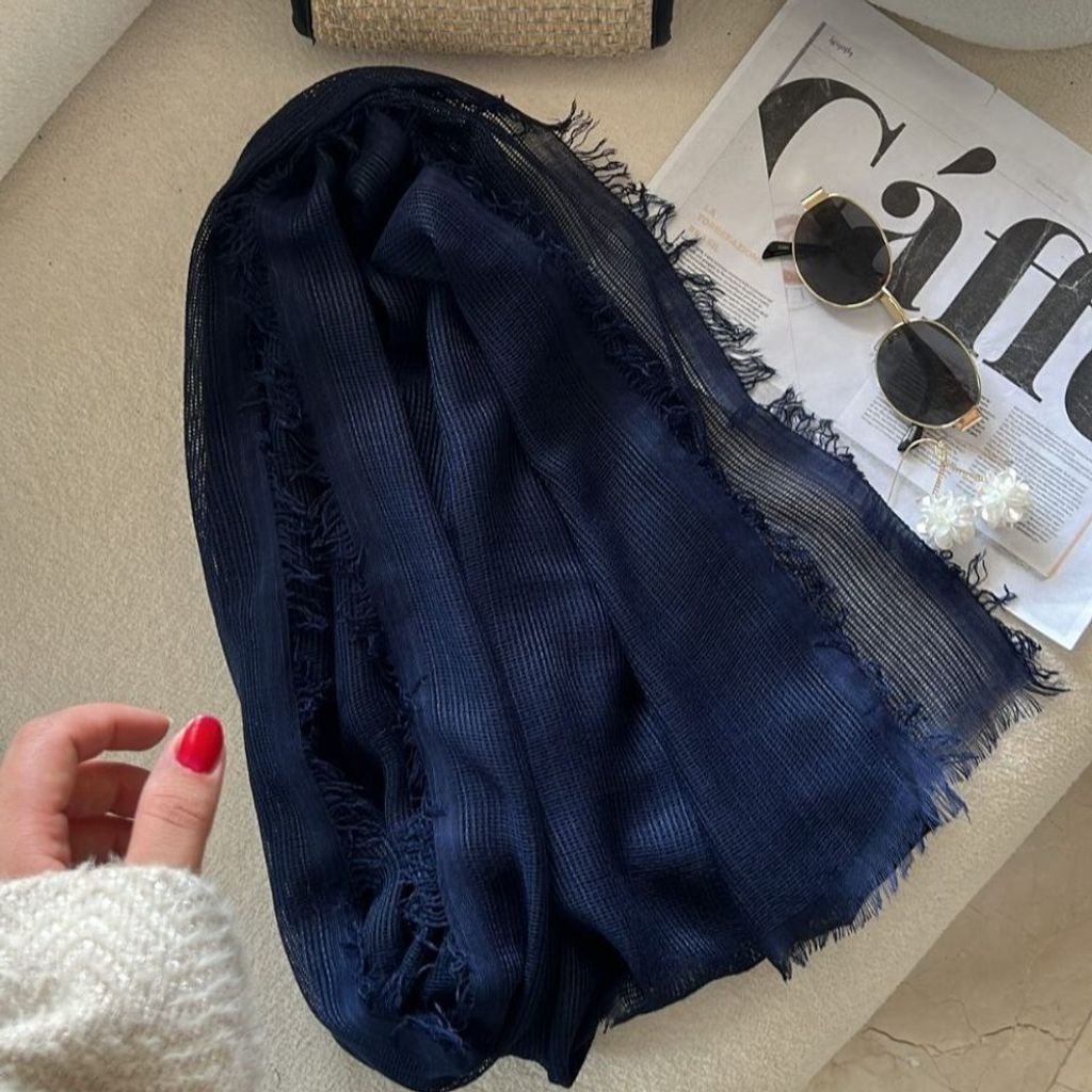 خرید انلاین شال پاییزه حصیری دورریش