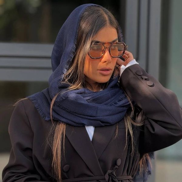 شال پاییزه حصیری دورریش