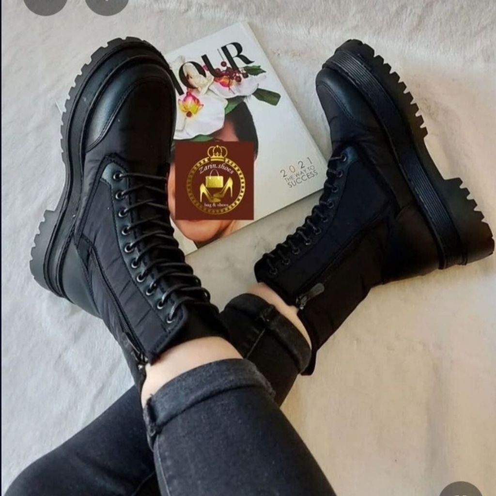 قیمت بوت زنانه کاپشنی زیره پیو بسیار سبک راحت گرم پاخور عالی